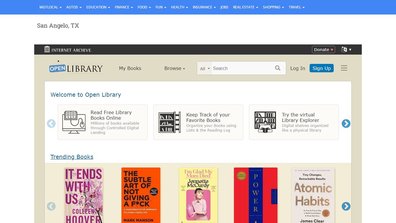 Library – San Angelo, TX - MGTLocal